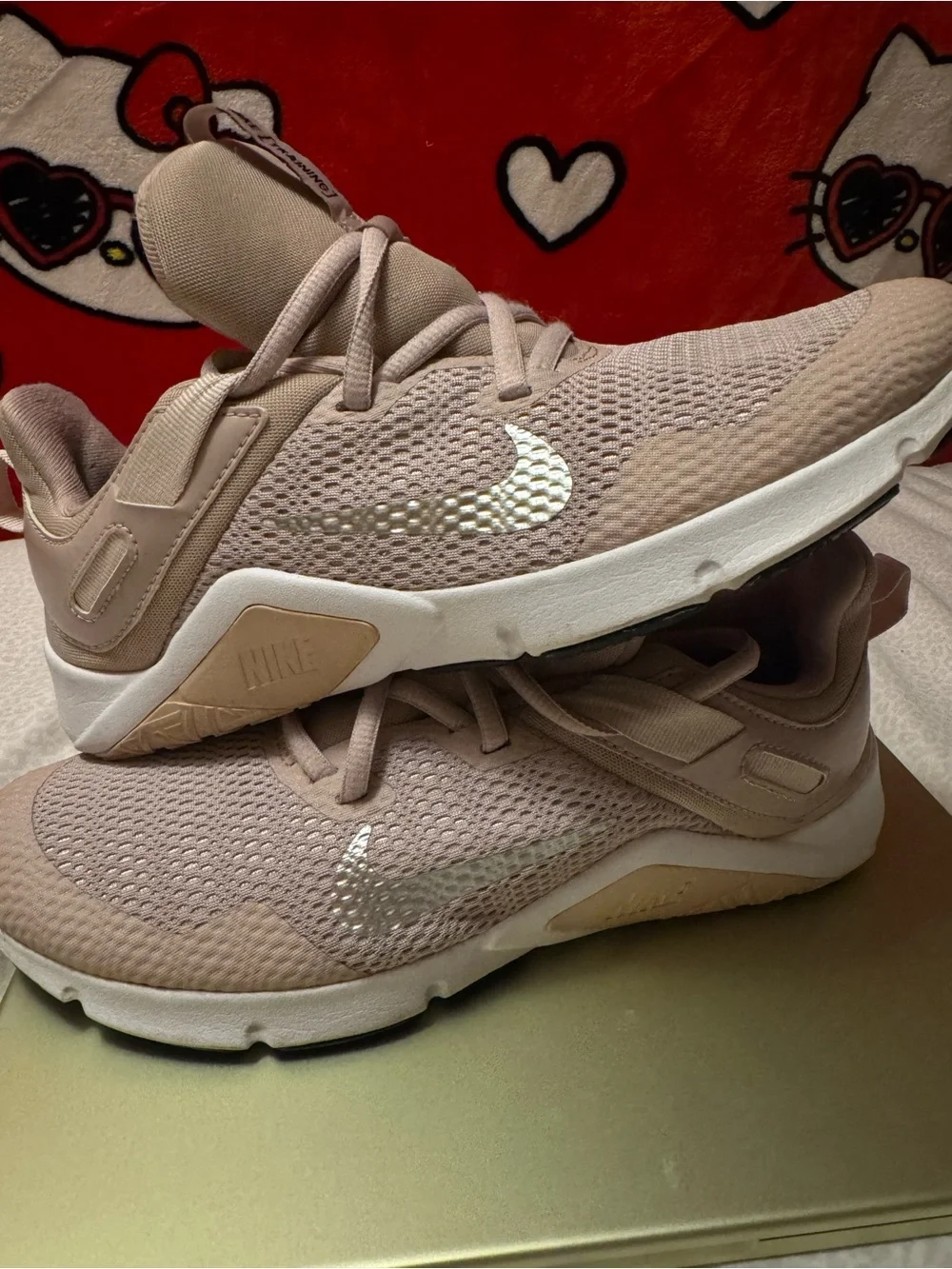 Nike Women’s Light Pink Mesh Athletic Sneakers